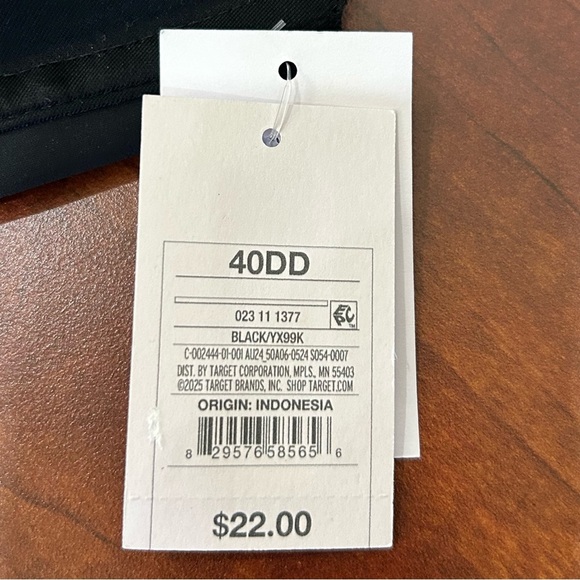 Auden Black Women's Bra                  NWT     Size: 40DD - Picture 6 of 7